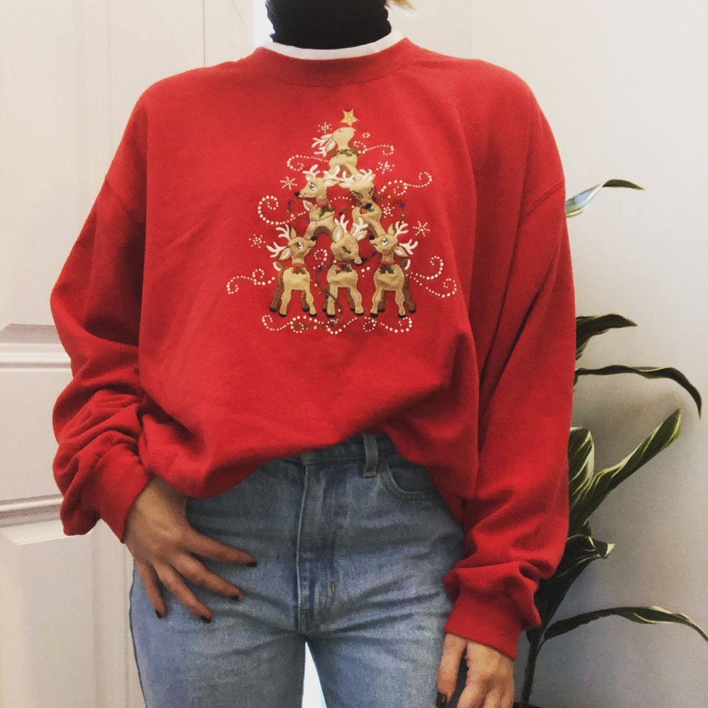 Super Cute Decorated Originals Layered Crewneck